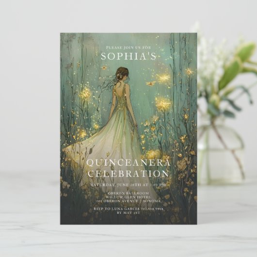 エンチャントフォレストフェアユタレキンセアニェラ誕生日 招待状 (スタンド正面)