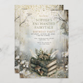 エンチャントフォレストフェアユタレ誕生日 招待状 (正面/裏面)