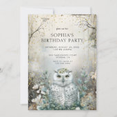 エンチャントフォレストフェアユタレ誕生日 招待状 (正面)