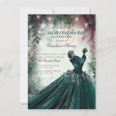 エンチャントフォレストフェアリープリンセスマウヴキンセアニェラ 招待状 (正面)