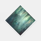 エンチャントフォレストフェアリーライトガーデンシック結婚ズ スタンダードランチョンナプキン (角)