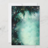 エンチャントフォレストフェアリーライトズプリンセスキンセアニェラ 招待状 (裏面)