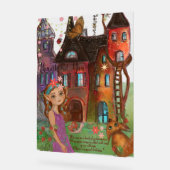 エンチャントフォレストフェアリー1歳の誕生日カスタム祝い アクリルサイン (傾斜)