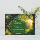 エンチャントフォレストフェスティバル結婚式招待状 招待状 (スタンド正面)