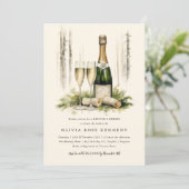 エンチャントフォレストブランチ&バブリーブライダルシャワー 招待状 (スタンド正面)