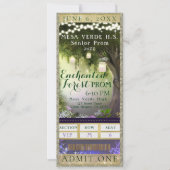 エンチャントフォレストプロムVIPパーティーチケット 招待状 (正面)