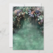 エンチャントフォレストペリウィンクルブルーシックキンセアニェラ 招待状 (裏面)