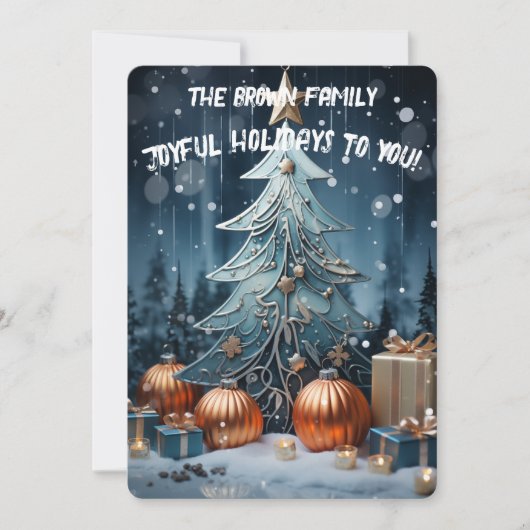 エンチャントフォレストホリデイ シーズンカード (正面)