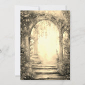 エンチャントフォレストポータル結婚式招待状 招待状 (裏面)