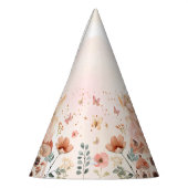 エンチャントフォレストマッシュルームガールズファースト誕生日 パーティーハット (左)