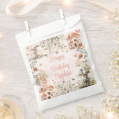 エンチャントフォレストマッシュルームガールズファースト誕生日 フェイバーバッグ (クリップ留めされた状態)