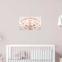 エンチャントフォレストマッシュルームガールズファースト誕生日 ポスター