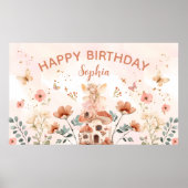 エンチャントフォレストマッシュルームガールズファースト誕生日 ポスター (正面)