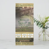 エンチャントフォレストライトVIPスウィート16パーティーチケット 招待状 (スタンド正面)