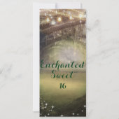 エンチャントフォレストライトVIPスウィート16パーティーチケット 招待状 (裏面)