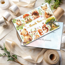 エンチャントフォレストワイルドワンボーイ誕生日招待状