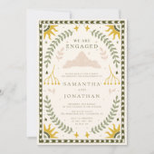 エンチャントフォレスト婚約パーティ 招待状 (正面)