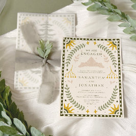 エンチャントフォレスト婚約パーティ 招待状