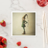 エンチャントフォレスト小妖精や小人 スタンダードカクテルナプキン (インサイチュ)