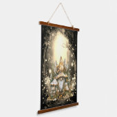 エンチャントフォレスト格言キノコ 吊り下げ型タペストリー (傾斜あり)