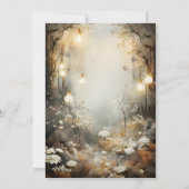 エンチャントフォレスト結婚式招待状 招待状 (裏面)