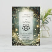 エンチャントフォレスト結婚式招待状 招待状 (スタンド正面)