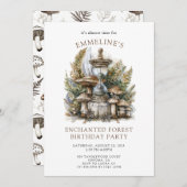 エンチャントフォレスト誕生日招待状 招待状 (正面/裏面)