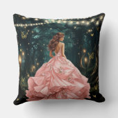 エンチャントフォレスト赤面ピンクキンセアニラスウィート16 クッション (裏面)