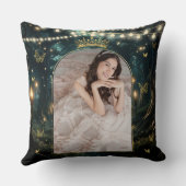 エンチャントフォレスト赤面ピンクキンセアニラ写真 クッション (裏面)