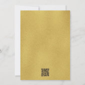 エンチャントフォレスト金ゴールドポータル結婚式招待状 招待状 (裏面)