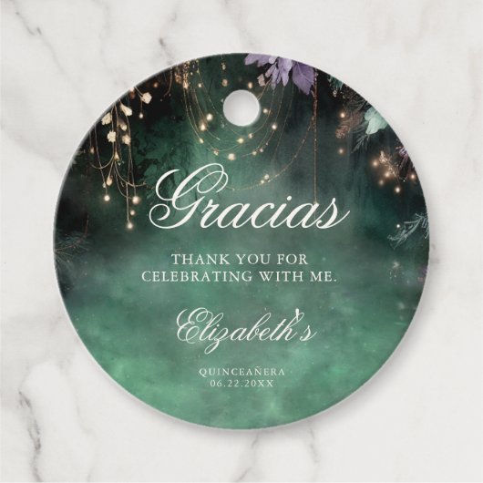 エンチャントフォレスト魔法グリーンラベンダーキンセアニェラ フェイバータグ (正面)