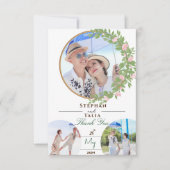 エンチャントフローラエレガンス結婚ズ サンキューカード (正面)