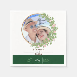 エンチャントフローラエレガンス結婚ズ スタンダードカクテルナプキン