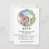 エンチャントフローラエレガンス結婚ズ 出欠カード (正面)