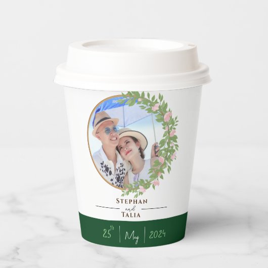 エンチャントフローラエレガンス結婚ズ 紙コップ (正面)