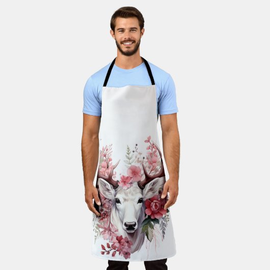 🌸エンチャントフローラスタグエプロン🌸 エプロン (着用した状態)