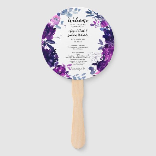 エンチャントフローラ結婚リース式プログラム ハンドファン (正面)