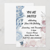 エンチャントフローラ誕生日招待状 シーズンカード (正面/裏面)