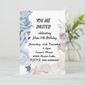 エンチャントフローラ誕生日招待状 シーズンカード (スタンド正面)