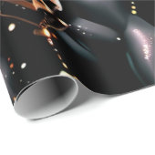 エンチャントブラックユニコーン誕生日ラッピングペーパー ラッピングペーパー (ロールコーナー)