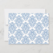 エンチャントブルゴーニュ&マルーンフローラブラック結婚ズ 出欠カード (裏面)