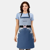 エンチャントブルースプリングタイムフローラエプロン エプロン (着用した状態)