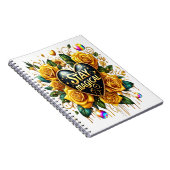 エンチャントブーケオブゴールデンバラとハート ノートブック (右側)