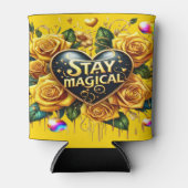 エンチャントブーケオブゴールデンバラとハート 缶クーラー (正面)