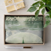 エンチャントプリンセスキャッスルイングリーンティッシュペーパー 薄葉紙 (ギフト)