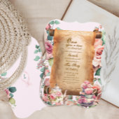 エンチャントプリンセスティーパーティー誕生日招待状 招待状