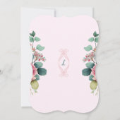 エンチャントプリンセスティーパーティー誕生日招待状 招待状 (裏面)