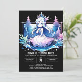 エンチャントプリンセス誕生日 招待状 (スタンド正面)