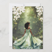 エンチャントプリンセス&フロッググリーンドレススウィート16 招待状 (裏面)