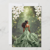 エンチャントプリンセス&フロングリーンガウンキンセアニラ 招待状 (裏面)